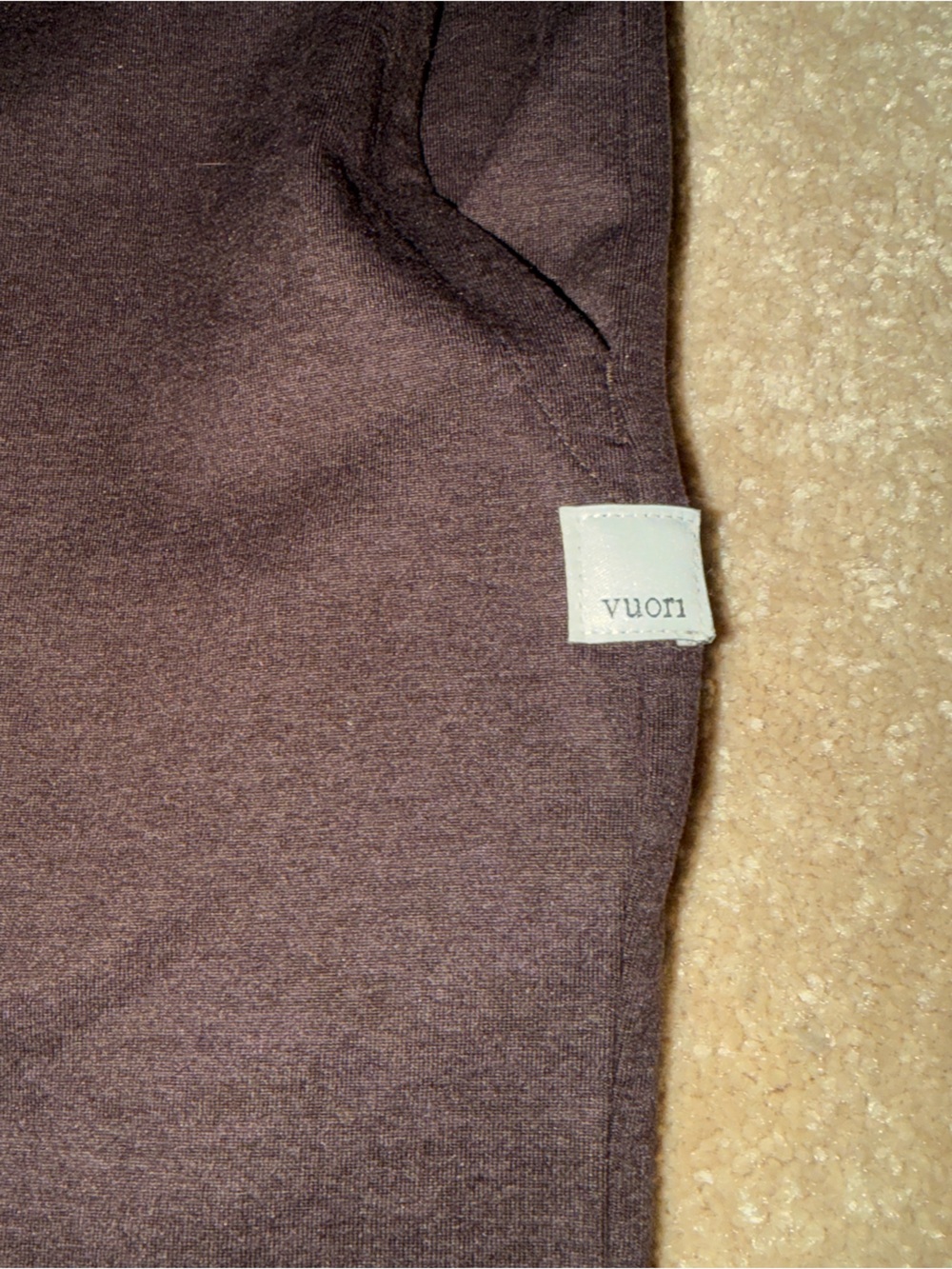 Vuori Wide-Leg Drawstring Pants in Chocolate Brown - Picture 4 of 6